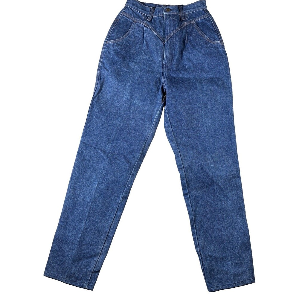 Vintage 90s Rocky Mountain Denim Jeans Size 9/10 (26x29) Bareback Western READ